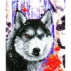 forest wolf - diamond dotz intermediate dd10.040 40x50cm