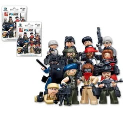 forze speciali - personaggio con accessori - bustina singola