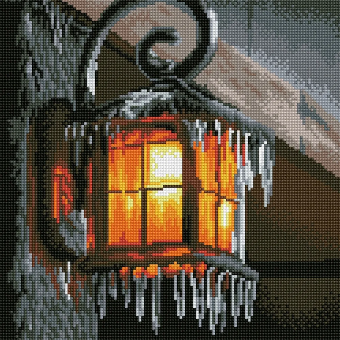 frosty light - diamond dotz squares dq8.022 35x35cm