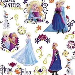 frozen: springtime - adesivo removibile da parete