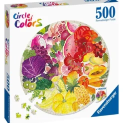 frutta e verdura round - puzzle 500 pezzi