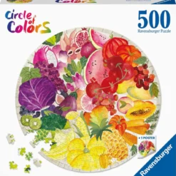 frutta e verdura round - puzzle 500 pezzi