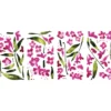 fuchsia flower - adesivo removibile da parete