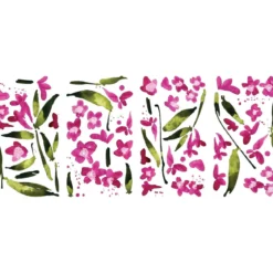 fuchsia flower - adesivo removibile da parete