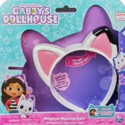 gabby's dollhouse - cerchietto con orecchie musicali