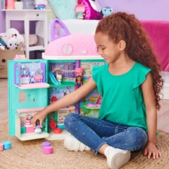gabby's dollhouse - in cucina con gattino dolcetto