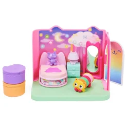 gabby's dollhouse - la camera da letto di cuscigatta