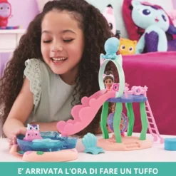 gabby's dollhouse - la piscina di gabby