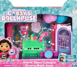 gabby's dollhouse - la stanza della musica con dj catnip