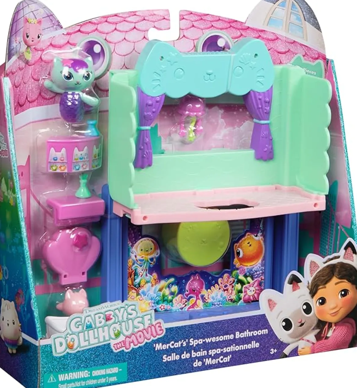 gabby's dollhouse - le stanze deluxe - bagno
