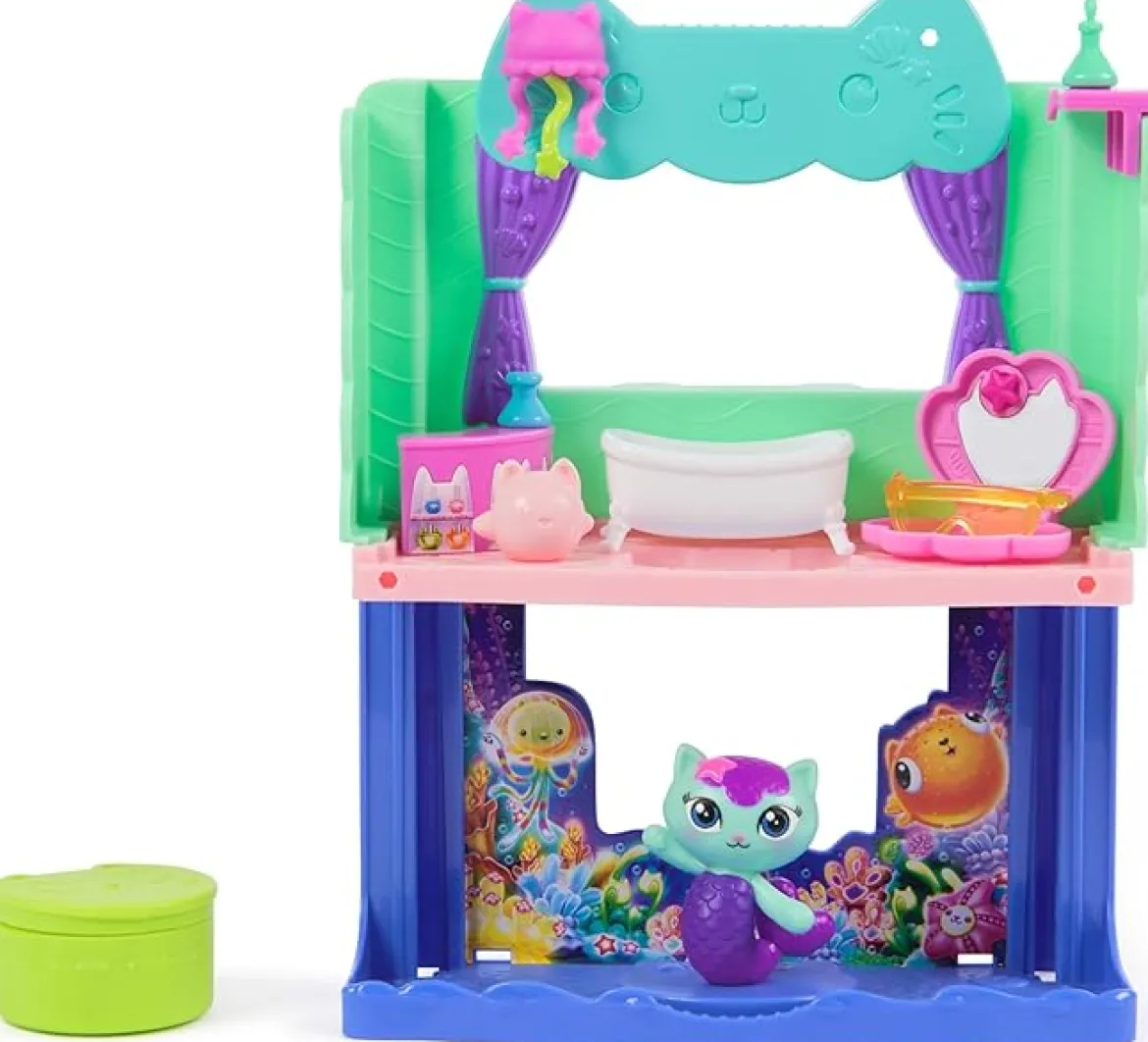 gabby's dollhouse - le stanze deluxe - bagno
