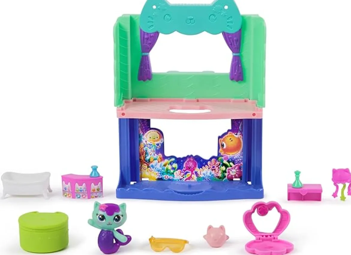 gabby's dollhouse - le stanze deluxe - bagno
