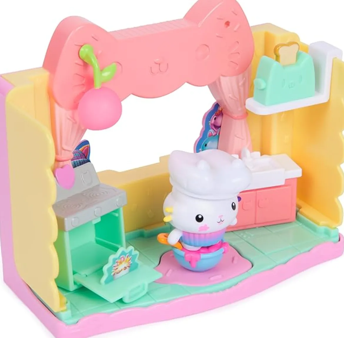 gabby's dollhouse - le stanze deluxe - cucina