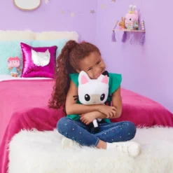 gabby's dollhouse - pandy panda peluche interattivo - 33cm