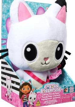 gabby's dollhouse - pandy panda peluche interattivo - 33cm