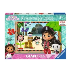 gabby's dollhouse pirates - puzzle 24 pezzi pavimento