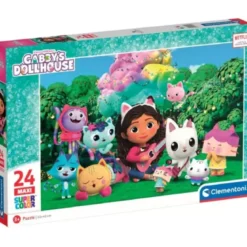 gabby's dollhouse - puzzle 24 pezzi maxi