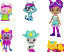 gabby's dollhouse - set deluxe con personaggi - versione celebration