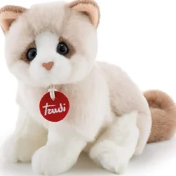 gattino brad bianco beige - peluche 20cm