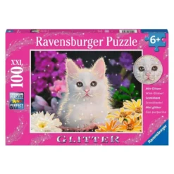 gatto brillante - puzzle 100 pezzi xxl