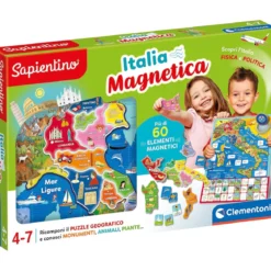 geo puzzle magnetico italia