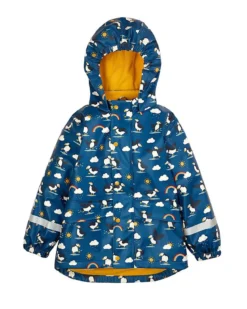 giacca impermeabile foderata puddle buster - pulcinella di mare - 3-4 anni