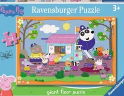 giocando con peppa pig - puzzle 24 pezzi pavimento