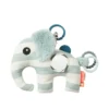 gioco multisensoriale con massaggiagengive elefante elphee, celeste - dalla nascita