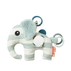 gioco multisensoriale con massaggiagengive elefante elphee, celeste - dalla nascita