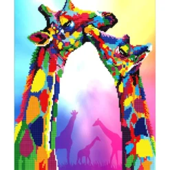 giraffe - diamond dotz advanced 50463 37x47cm