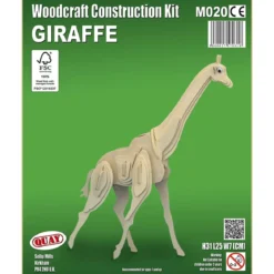 giraffe - kit di costruzioni in legno (certificazione fsc)