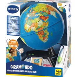 giramondo video mappamondo interattivo