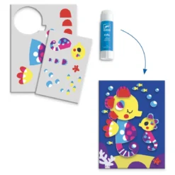 gli amici del mare - kit creativo con 6 attività