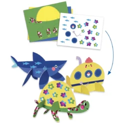 gli amici del mare - kit creativo con 6 attività
