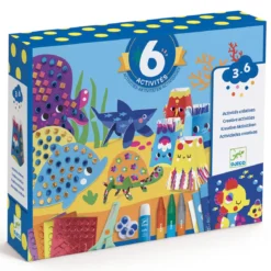 gli amici del mare - kit creativo con 6 attività