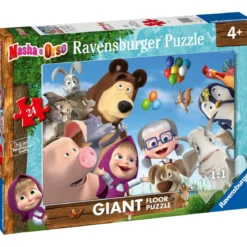 gli amici di masha e orso - puzzle da pavimento 24 pezzi
