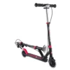 globber - flow foldable junior light - monopattino pieghevole con luci - black pink