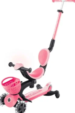 globber - go-up baby light 360° - deep pastel pink