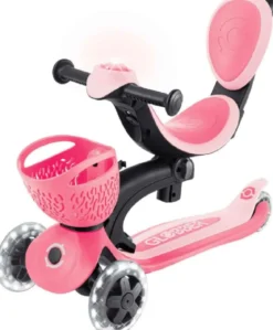 globber - go-up baby light 360° - deep pastel pink