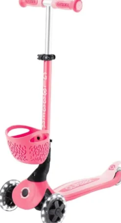 globber - go-up baby light 360° - deep pastel pink