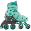globber - learning inline skates 2 in 1 - verde menta (taglia 30-33)