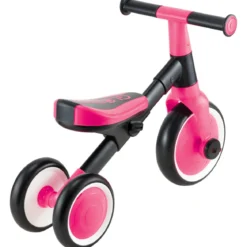 globber - learning trike - triciclo 2 in 1 - rosa neon