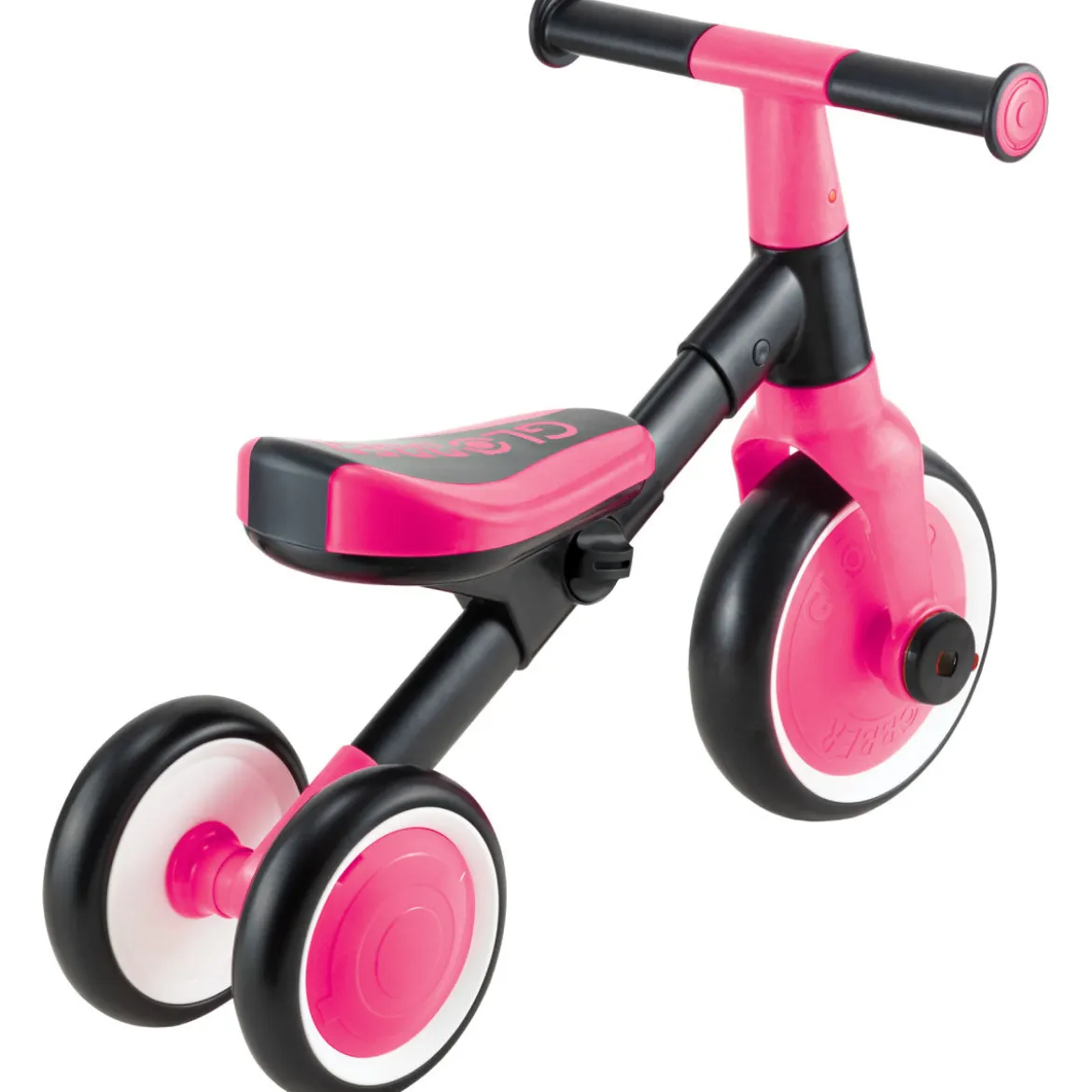 globber - learning trike - triciclo 2 in 1 - rosa neon