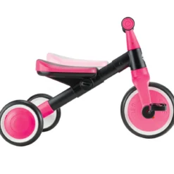 globber - learning trike - triciclo 2 in 1 - rosa neon