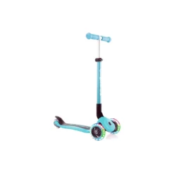globber primo foldable lights - monopattino a tre ruote pieghevole - navy blue