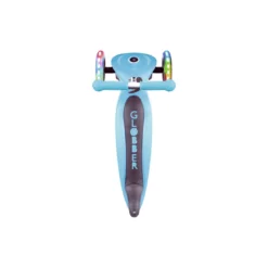 globber primo foldable lights - monopattino a tre ruote pieghevole - navy blue