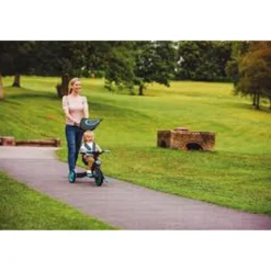 globber - triciclo xplorer trike 4in1 - azzurro