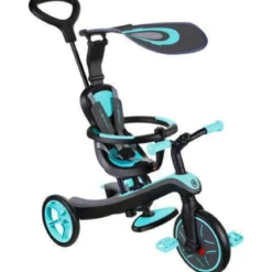 globber - triciclo xplorer trike 4in1 - azzurro