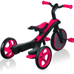 globber - triciclo xplorer trike 4in1 - rosso