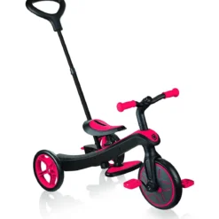 globber - triciclo xplorer trike 4in1 - rosso